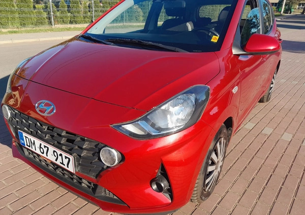 Hyundai i10 cena 45900 przebieg: 27000, rok produkcji 2021 z Jarosław małe 407